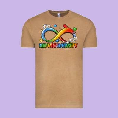 Neurodiversity Vintage Tee Designed By Lillyallendesigns
