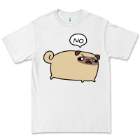 White no pug Premium Tee - linhVisuals