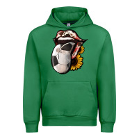 Emerald Soccer Tongue Urban Hoodie - Jasminsmagicworld