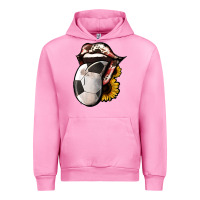 Fuchsia Pink Soccer Tongue Urban Hoodie - Jasminsmagicworld