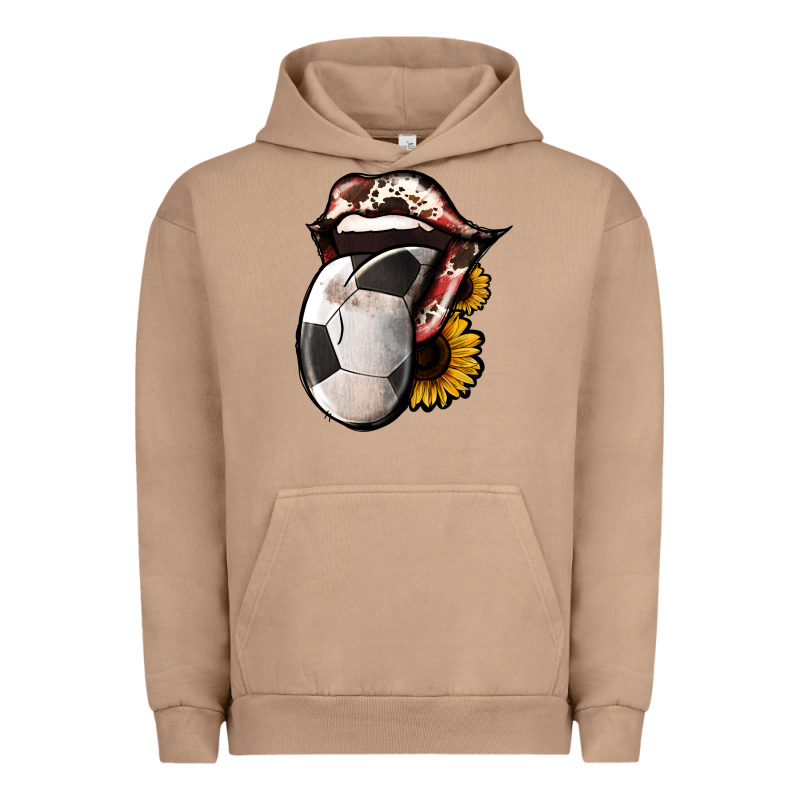 Soccer Tongue Urban Hoodie by Jasminsmagicworld | Teevron