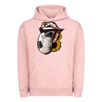 Pigment Salmon Soccer Tongue Urban Hoodie - Jasminsmagicworld