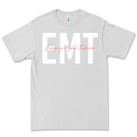 Dove Grey emt emergency medical technician ems first responder medic sweatshirt Premium Tee - linhVisuals