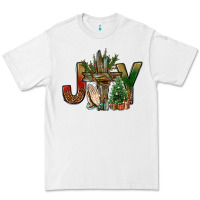 White joy christmas with cross bbs Premium Tee - BundleAndBundleShop