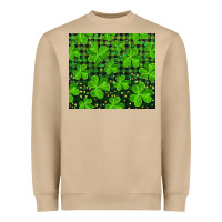 Mushroom shamrock and plaid Heavyweight Sweatshirt - RanaPortraitStore