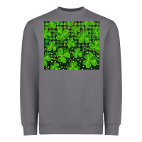 Storm shamrock and plaid Heavyweight Sweatshirt - RanaPortraitStore