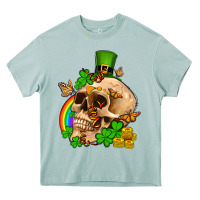 Arona St. Patrick's boho skull Heavy Core Tee - OliviaCreatesArt