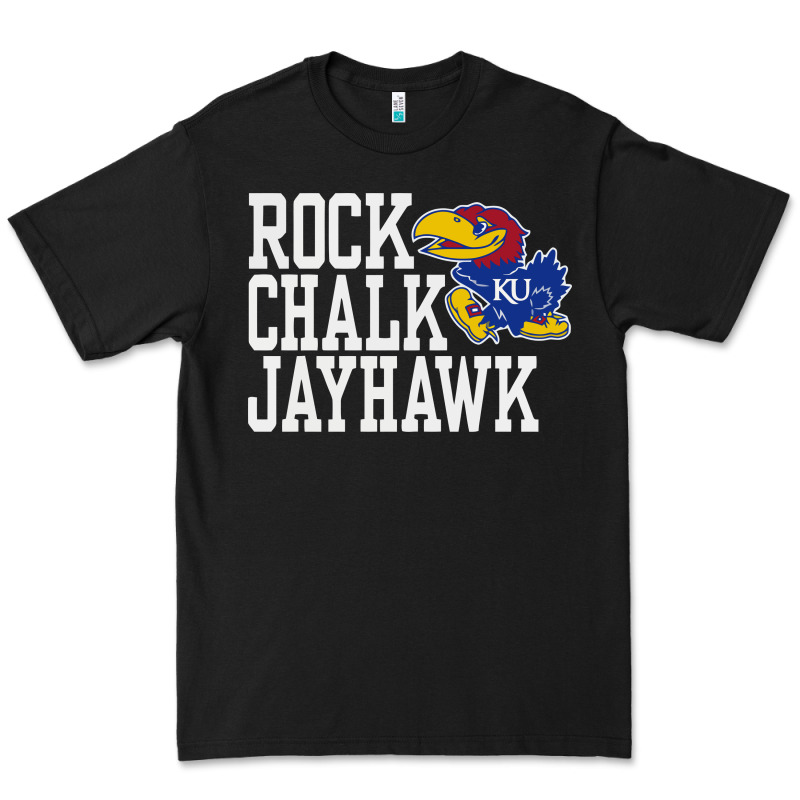 Rock Chalk Jayhawk Ku Tshirt Premium Tee by linhVisuals | Teevron