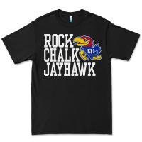 Black rock chalk jayhawk ku tshirt Premium Tee - linhVisuals