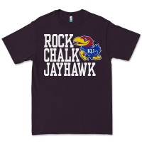 Plum rock chalk jayhawk ku tshirt Premium Tee - linhVisuals
