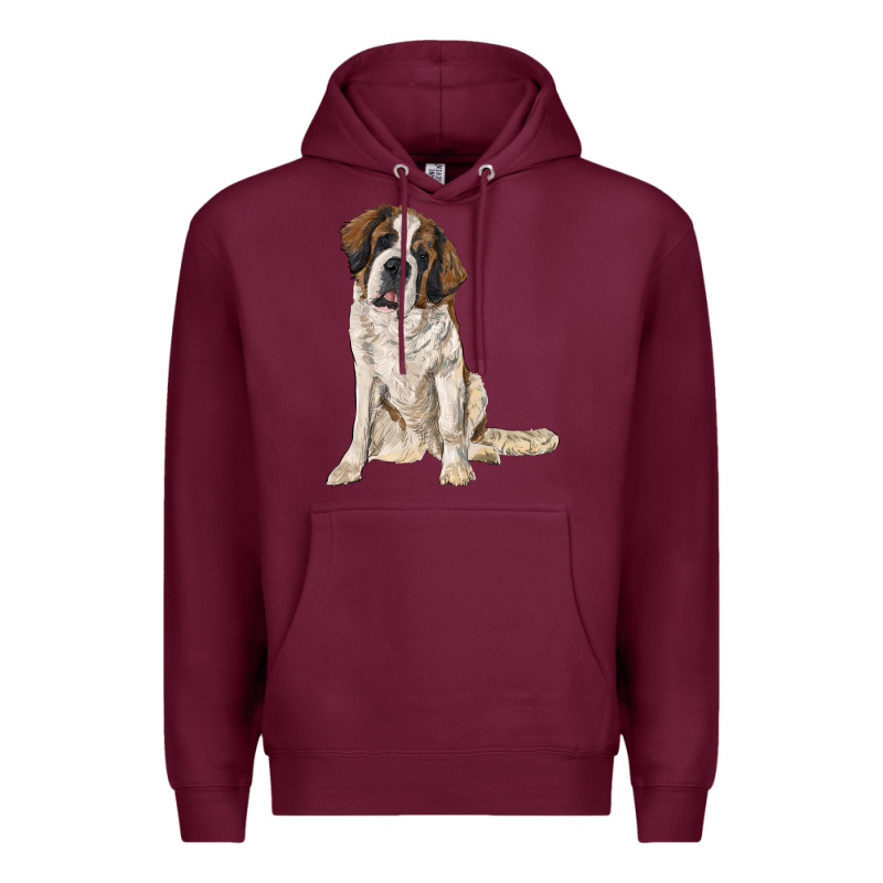 Saint Bernard Premium Hoodie by RanaPortraitStore | Teevron