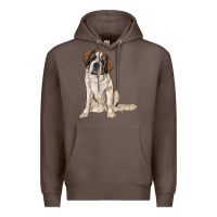 Coffee saint bernard Premium Hoodie - RanaPortraitStore