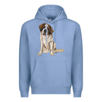 Colony Blue saint bernard Premium Hoodie - RanaPortraitStore