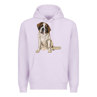 Lilac saint bernard Premium Hoodie - RanaPortraitStore