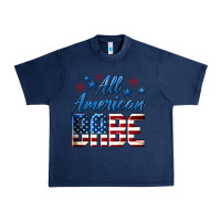 Navy All American Babe Urban Heavy Tee - LillyAllenDesigns