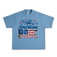 Pebble Blue All American Babe Urban Heavy Tee - LillyAllenDesigns