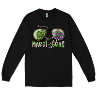 Black mardi gras Long Sleeve Tee - SublimationCraftShop
