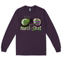 Plum mardi gras Long Sleeve Tee - SublimationCraftShop
