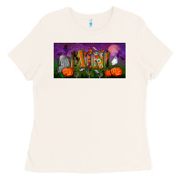 Bone halloween mini license plate Ladies Tee - BundleAndBundleShop
