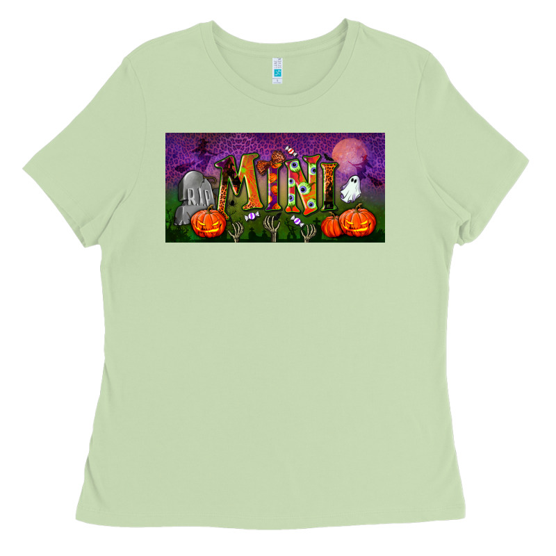 Halloween Mini License Plate Ladies Tee by BundleAndBundleShop | Teevron