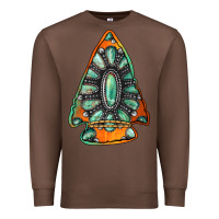 Chestnut gemstone arrowhead Premium Sweatshirt - Jasminsmagicworld