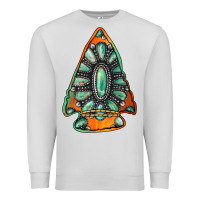 Dove Grey gemstone arrowhead Premium Sweatshirt - Jasminsmagicworld