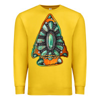 Lemon gemstone arrowhead Premium Sweatshirt - Jasminsmagicworld