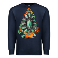 Navy gemstone arrowhead Premium Sweatshirt - Jasminsmagicworld