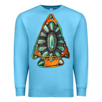 Ocean Blue gemstone arrowhead Premium Sweatshirt - Jasminsmagicworld