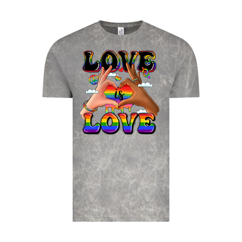 Love Is Love Lgbtq Pride Hands Vintage Tee by LillyAllenDesigns | Teevron