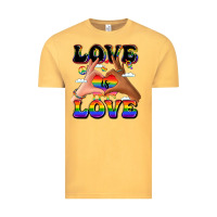 Vintage Mustard love is love lgbtq pride hands Vintage Tee - LillyAllenDesigns