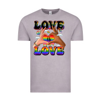 Vintage Zinc love is love lgbtq pride hands Vintage Tee - LillyAllenDesigns