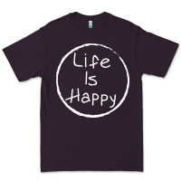 Plum life is happy Premium Tee - linhVisuals