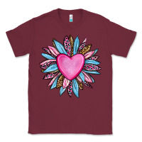 Burgundy valentine's day sunflower olivia Classic Tee - OliviaCreatesArt