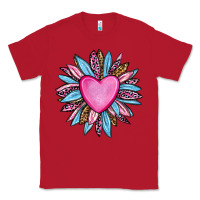 Red valentine's day sunflower olivia Classic Tee - OliviaCreatesArt