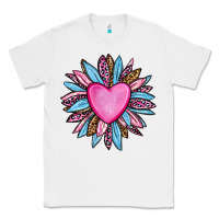 White valentine's day sunflower olivia Classic Tee - OliviaCreatesArt