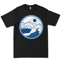 Black River Mountain Badge Premium Tee - linhVisuals