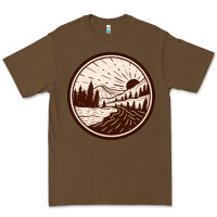 Cacao River Forest Brown Premium Tee - linhVisuals
