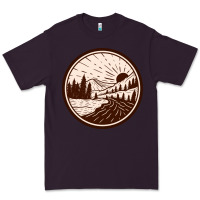 Plum River Forest Brown Premium Tee - linhVisuals