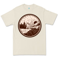 Bone River Forest Brown Premium Tee - linhVisuals