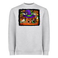 Heather Grey halloween heifer Heavyweight Sweatshirt - Jasminsmagicworld