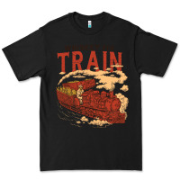 Black Whiskey Train Premium Tee - linhVisuals