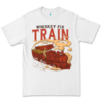 White Whiskey Train Premium Tee - linhVisuals