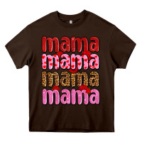 Chocolate Brown valentines day mama olivia Heavy Core Tee - OliviaCreatesArt