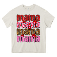 Cream valentines day mama olivia Heavy Core Tee - OliviaCreatesArt