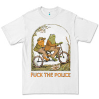 White Frogs And Toad Fucks The Police Premium Tee - linhVisuals