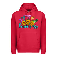 Cardinal hairboss western sunflowers hairdresser Premium Hoodie - Artiststas