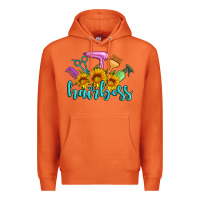 Carrot hairboss western sunflowers hairdresser Premium Hoodie - Artiststas