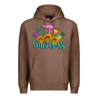 Chestnut hairboss western sunflowers hairdresser Premium Hoodie - Artiststas
