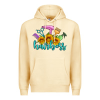 Pina Colada hairboss western sunflowers hairdresser Premium Hoodie - Artiststas